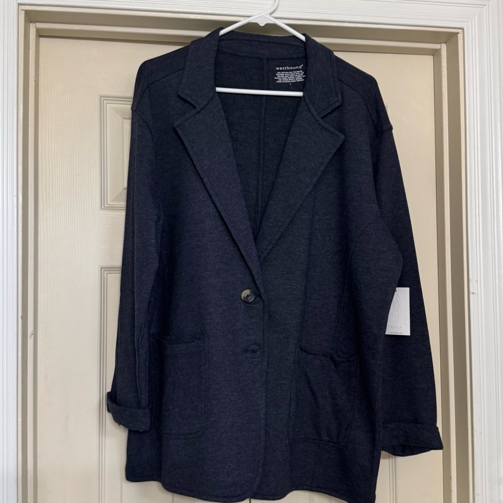 NWT- Westbound Dark Grey Blazer
